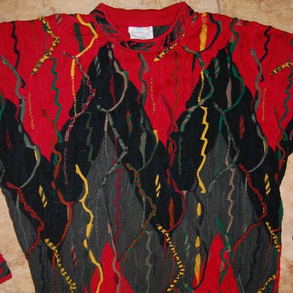 Coogi Australia Men's COOGI 3D Knit Size (L) Multicolor Sweaters Jumper Cotton - Picture 2 of 12